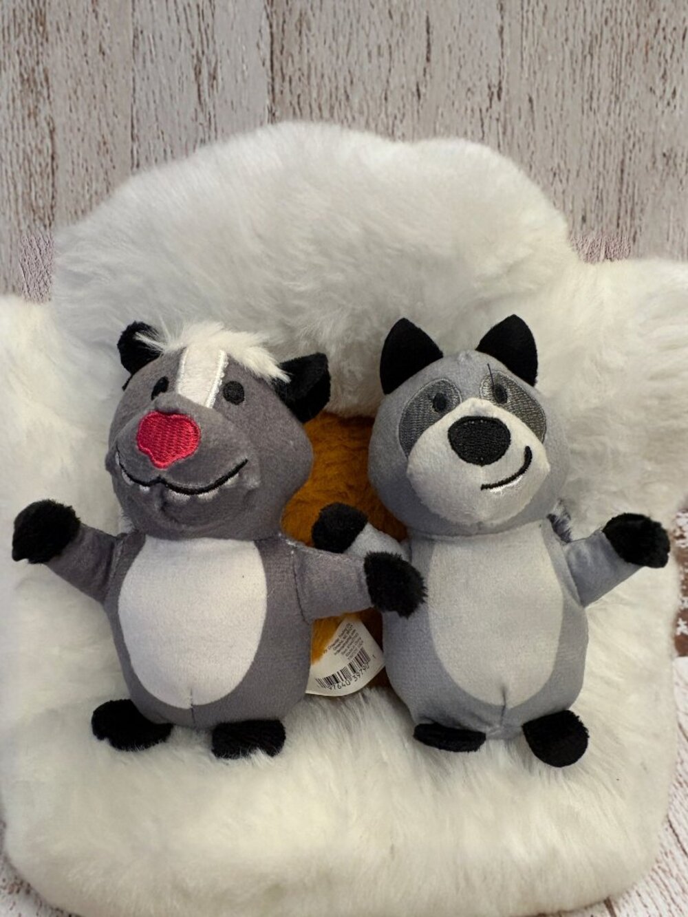 Night Critters Racoon & Opossum Small Plush Duo Plush Stuffies (SKU: 172TO)